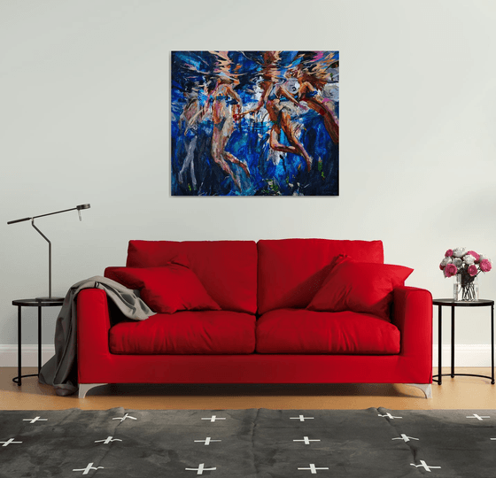 Drifting Under the Blue