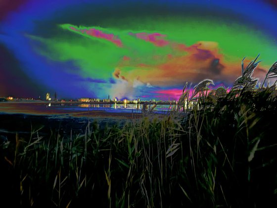 Digital collage Miracle Night