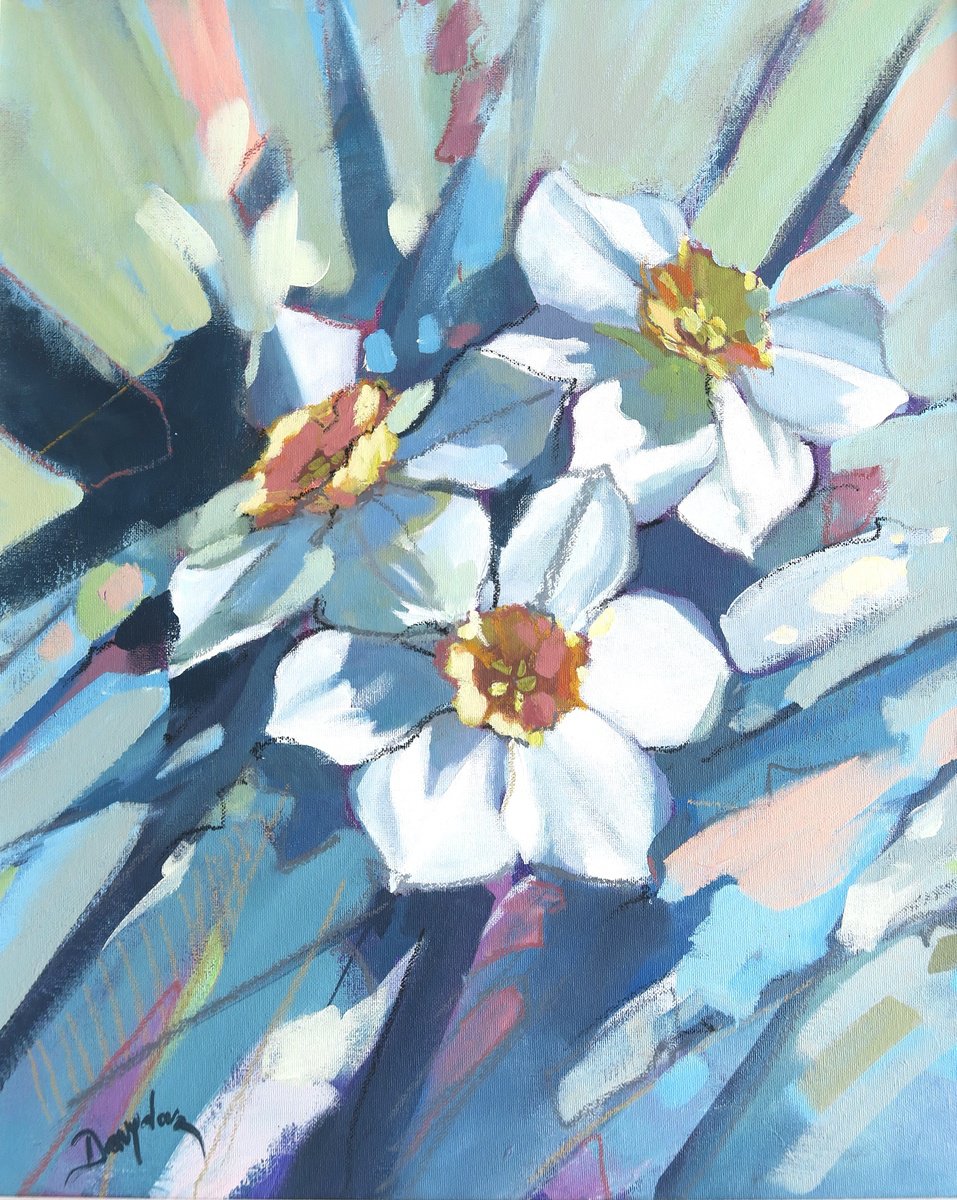 White Narcissus by Diana Davydova