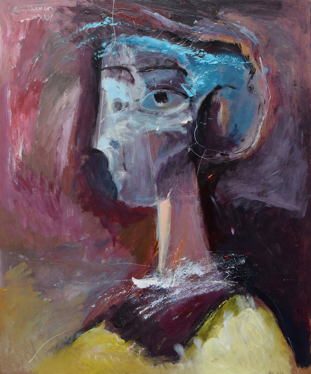 Portrait Of Jaqueline (Post-Picasso Reaction/Comment) By Catalin Ilinca, 20 X 24, Artwork For Sale On Artfinder