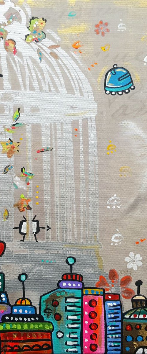 Dream of Freedom City by Maria Luisa  Azzini