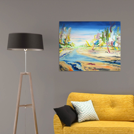 Morning in the river