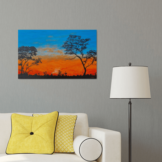 Orange sunset 1
