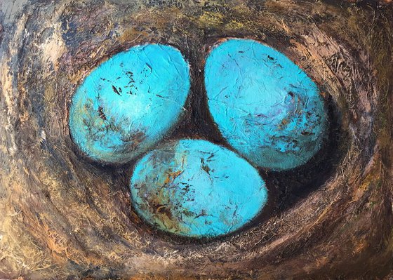 Blue eggs