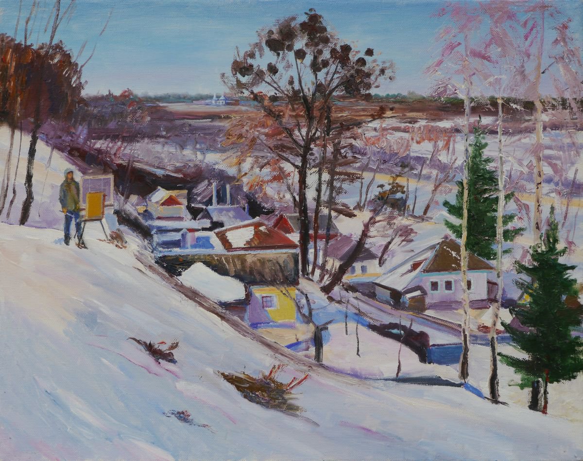 Winter etude by Vyacheslav Onyshchenko