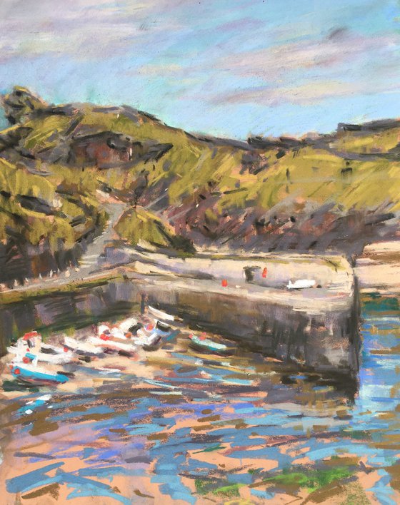 Sunny morning in Boscastle Harbour