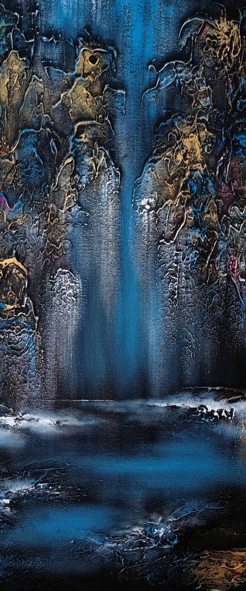 "Night Waterfall" by Vera Hoi