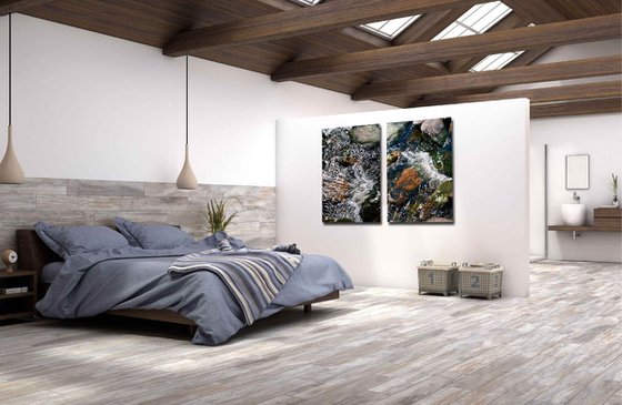 Water (Diptych) - Alu Panels
