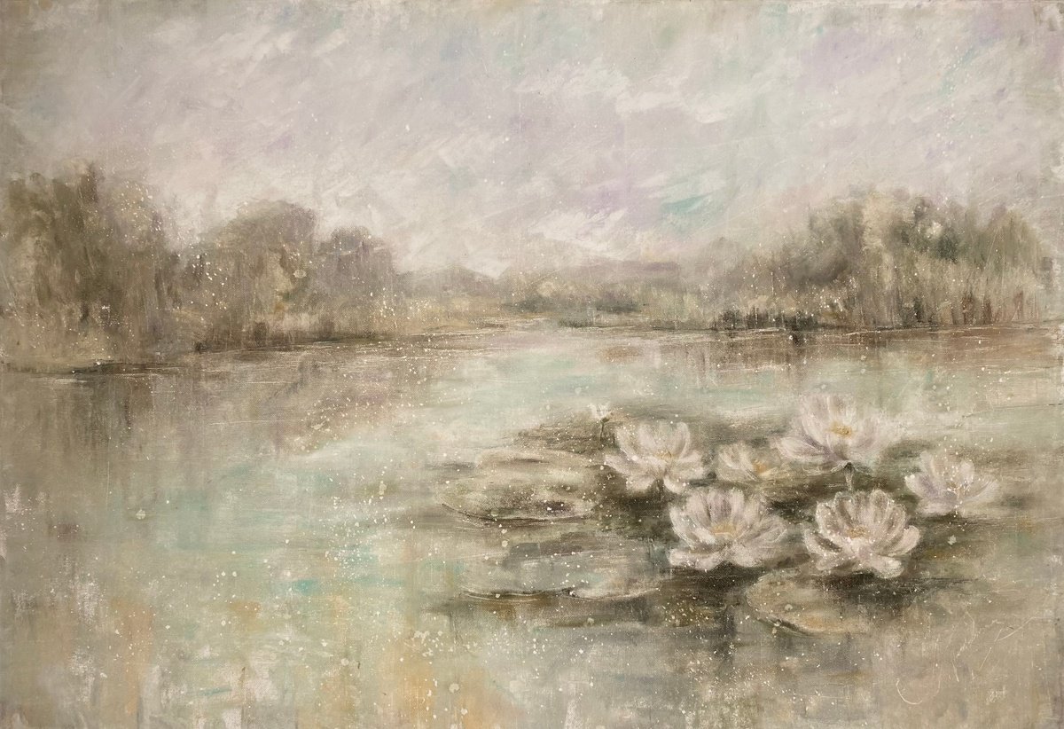 Quiet Shore By Selene Caspian, 39 X 28, Artwork For Sale On Artfinder
