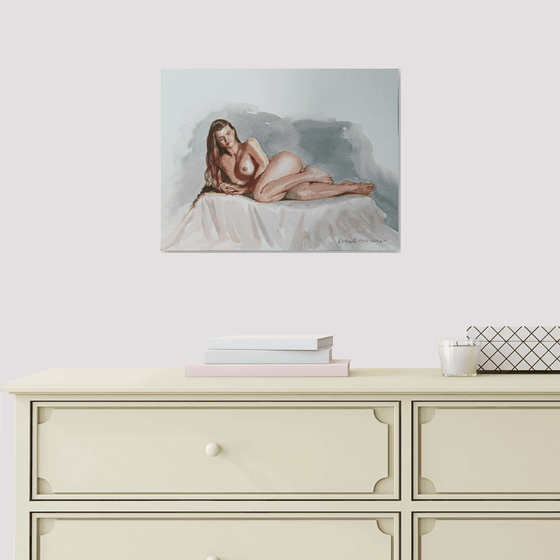 Reclining female nude