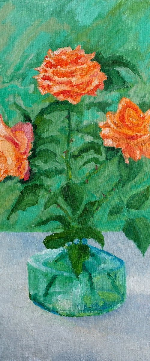 My Garden Roses by Juri Semjonov