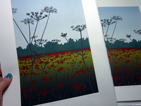 Poppies and Tall Parsley