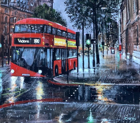 London, Rainy Night