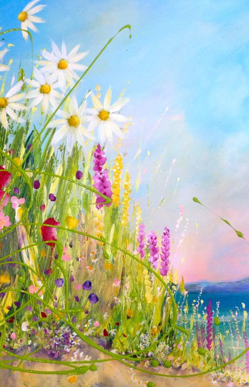 Blooming around the coastal path by Emma Sian Pritchard