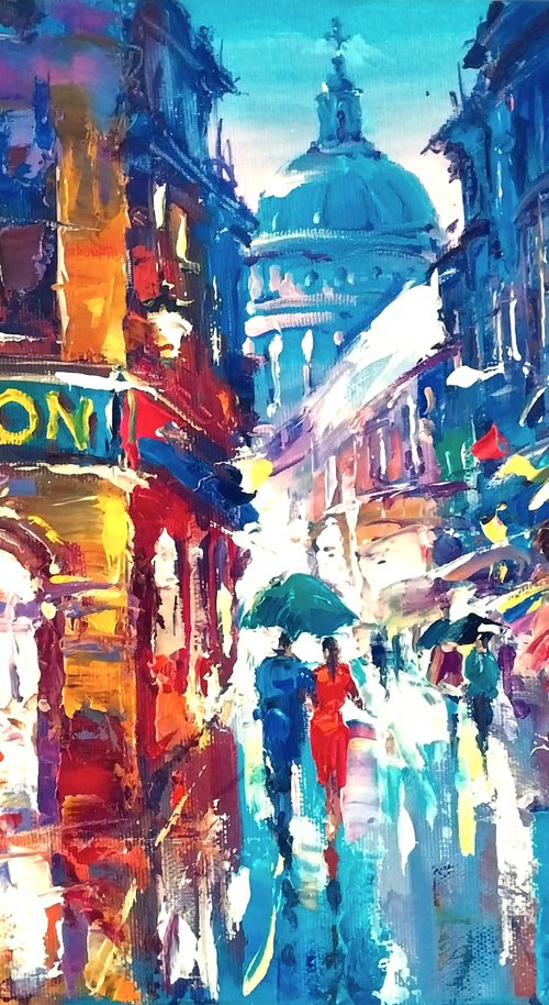 Evening  lights(LONDON) by Andrej  Ostapchuk