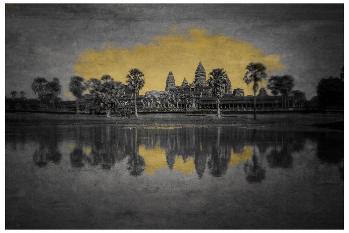 Organic Photograph , Angkor Wat By Louise O