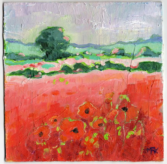 Red Poppies - Miniature
