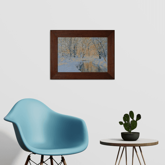 A sunny day on the Chertanovka River