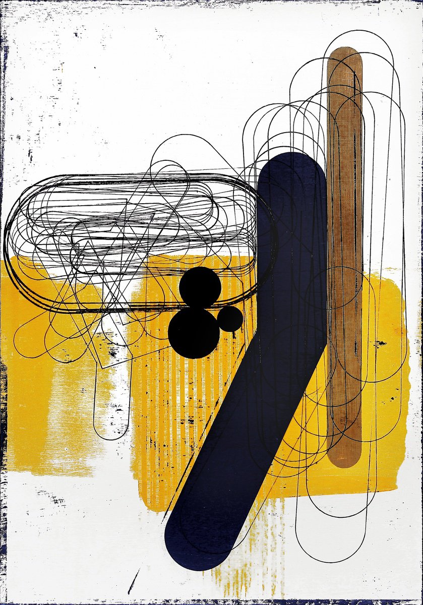 Expressive Painting , Entropy Zone 31. By Petr Strnad, 12 X 17, Artwork For Sale On Artfinder