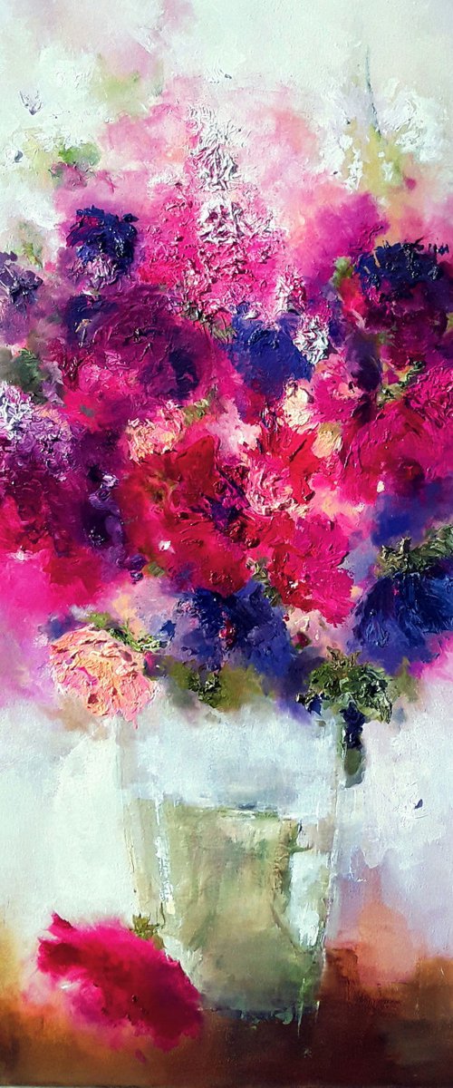 Autumn chrysanthemums by Olena Topliss