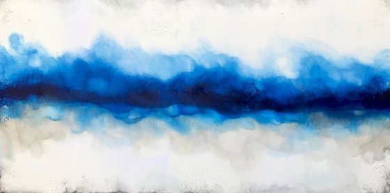 misty blues (140 x 70 cm) Dee Brown