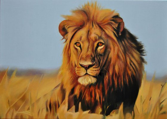 The king, Oil on canvas