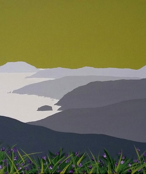 Towards Bardsey Island, Llyn Peninsula, WALES by Sam Martin