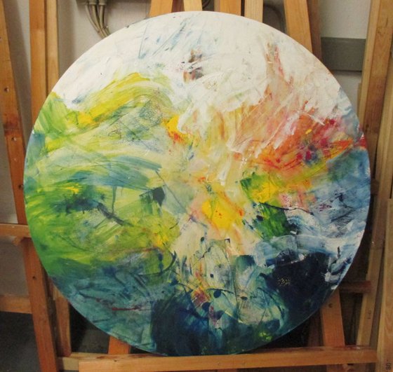 round abstract dreams 90 cm - 35,4 inch