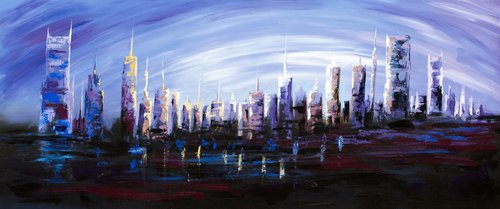 City before Dawn by Madhav Singh