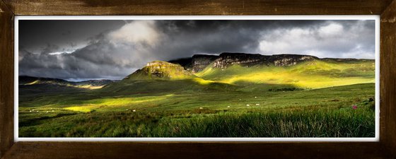 Trotternish Summer Greens - Panorama  Isle of Skye, Scottish Highlands