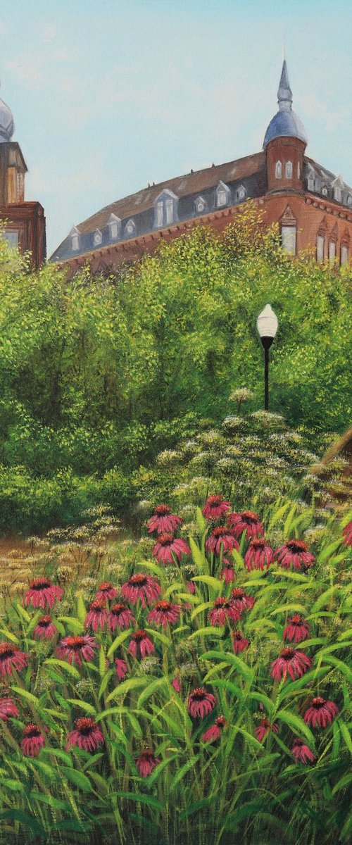 Garden in the sity by Ludmilla Ukrow