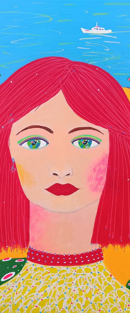 The Girl With An Ocean Eyes by Katrina Avotina