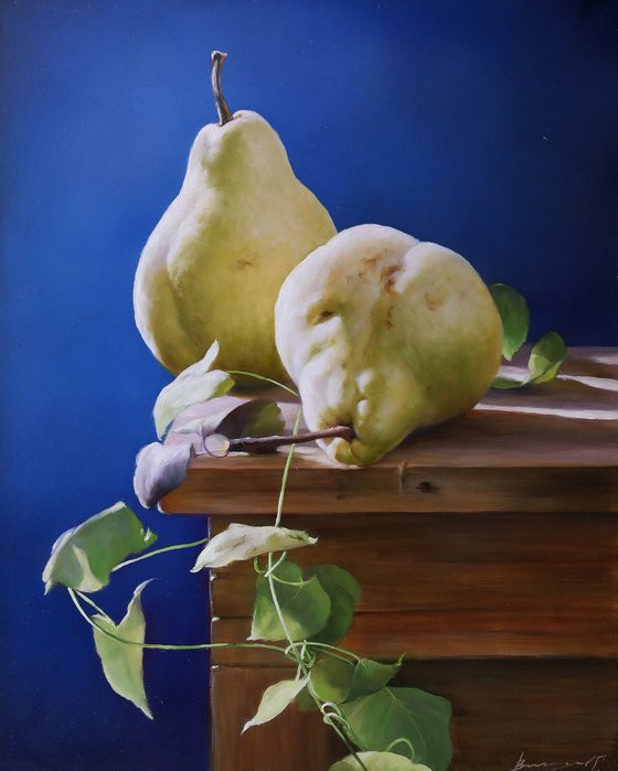 "Still life with pears"