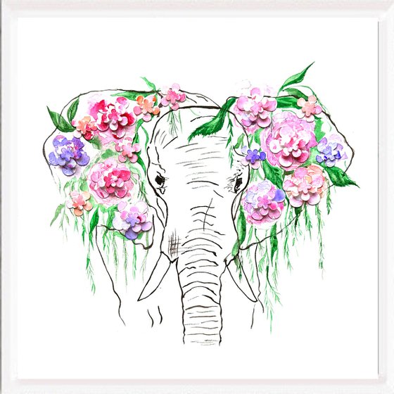 Spring elephant
