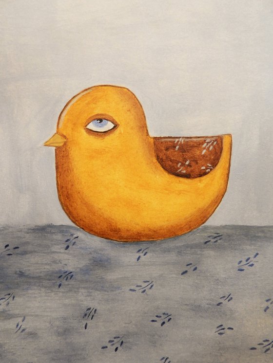 The ocher duck