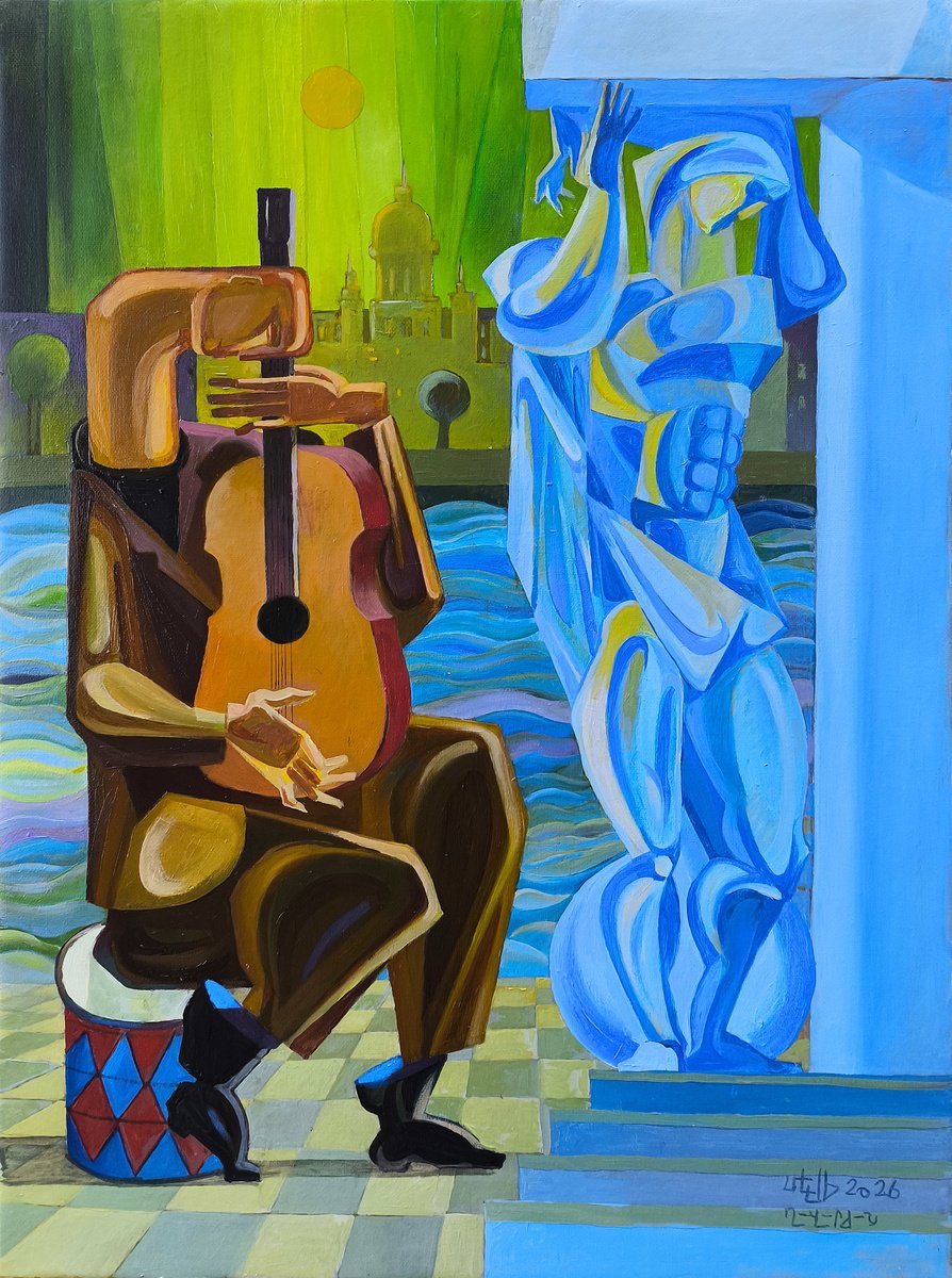 Between Music And Dance By Meliq Khazaryan, 20 X 28, Artwork For Sale On Artfinder