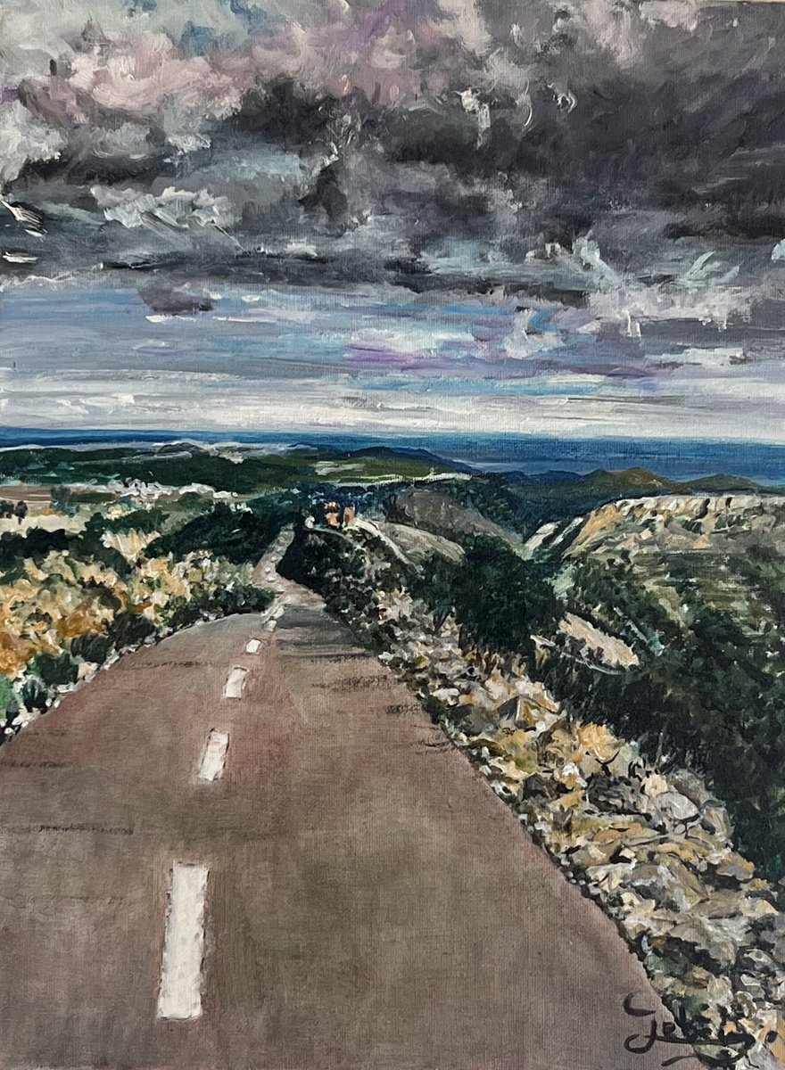 On The Road To The Sea By Isabelle Lucas, 12 X 16, Artwork For Sale On Artfinder