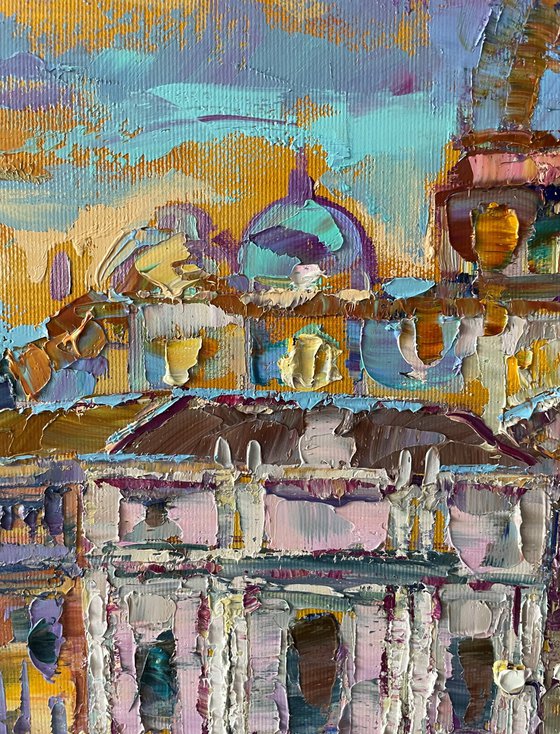 Rome. Original oil painting