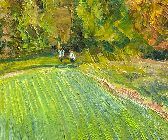 In the sunlight