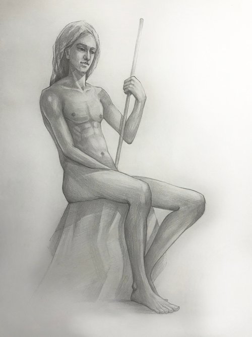 Nude figure by Andrii Roshkaniuk