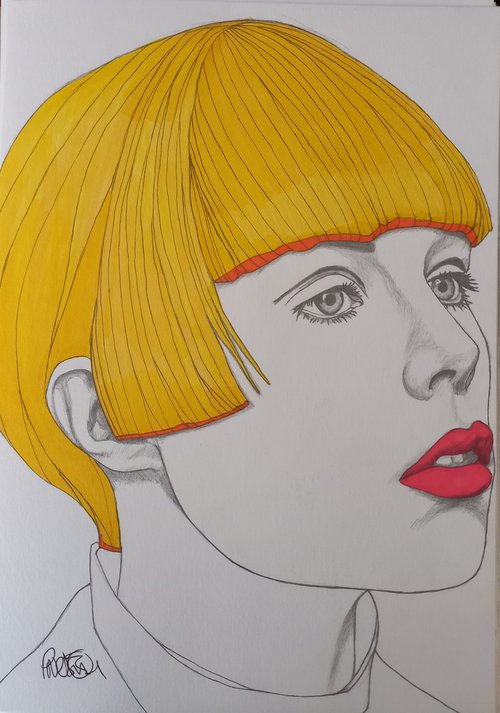 Girl with the Yellow & Red Hair by Paul Nelson-Esch