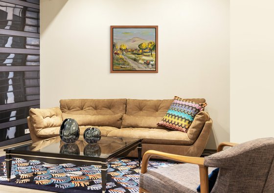 Autumn Road in the Foothills