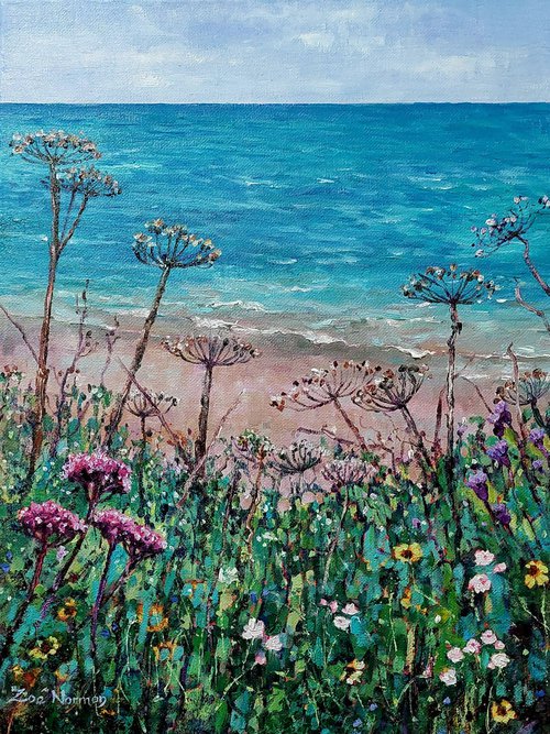 Dune Flowers by the Sea by Zoe Elizabeth Norman