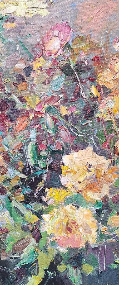 Roses garden by Anna Pavlova