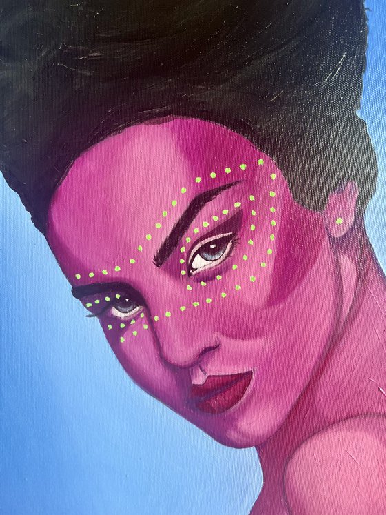 Violet Girl - Giclee Print
