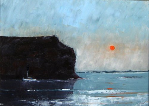 Evening Passage Through Calf Sound by Bill McArthur