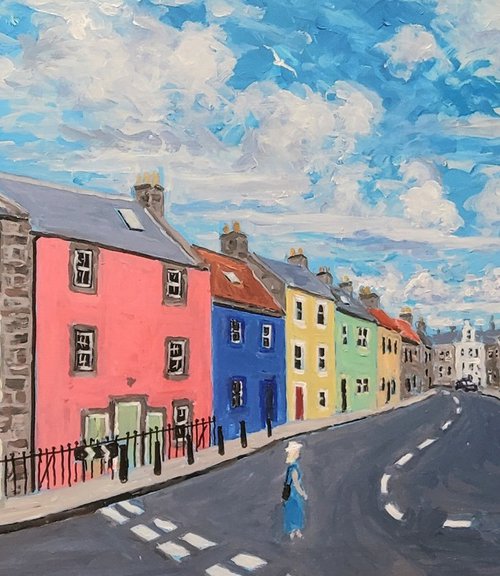 high street west anstruther by Colin Ross Jack
