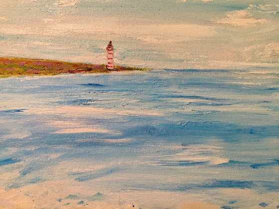 The Distant Lighthouse - Seascape