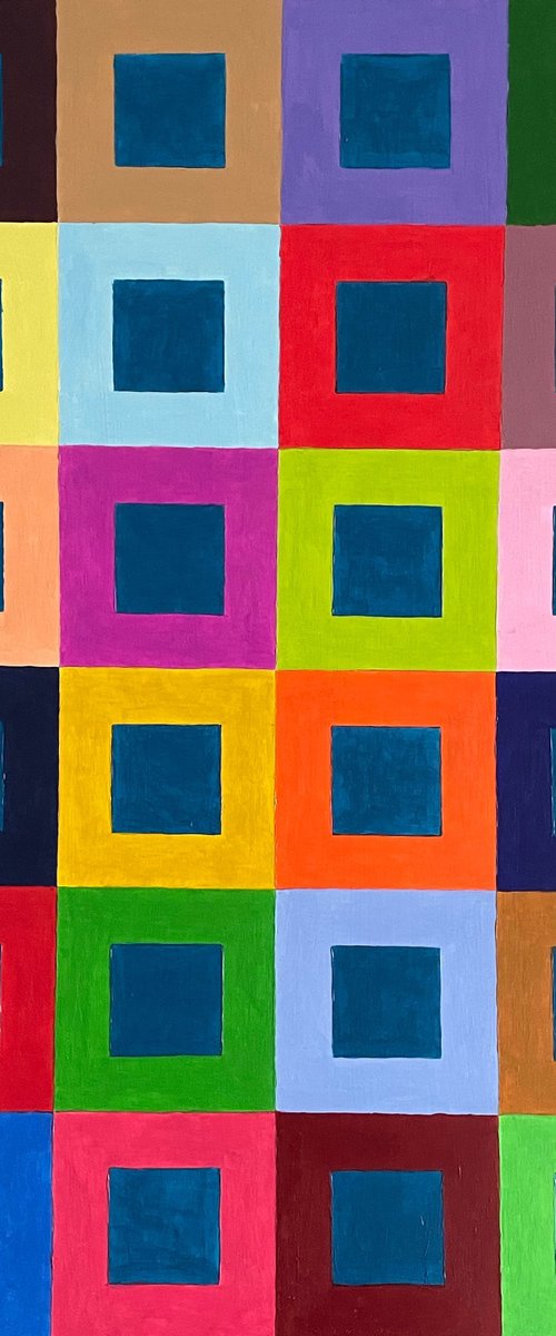 Color Relations (Blue) by Nina Piatrouskaya