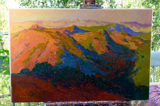 Evening Shade in the Mountains